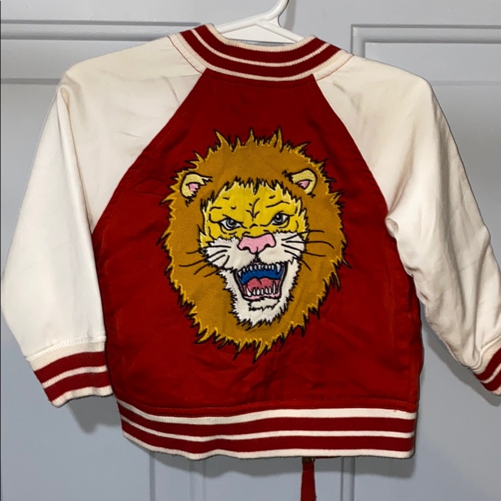 Lion Embroidered jacket
